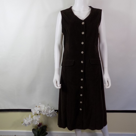 Appleseed's Dresses Appleseeds Petite Curduroy Button Down Dress Poshmark